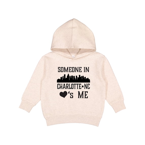 Inktastic Charlotte North Carolina Someone Loves Me Toddler Hoodie