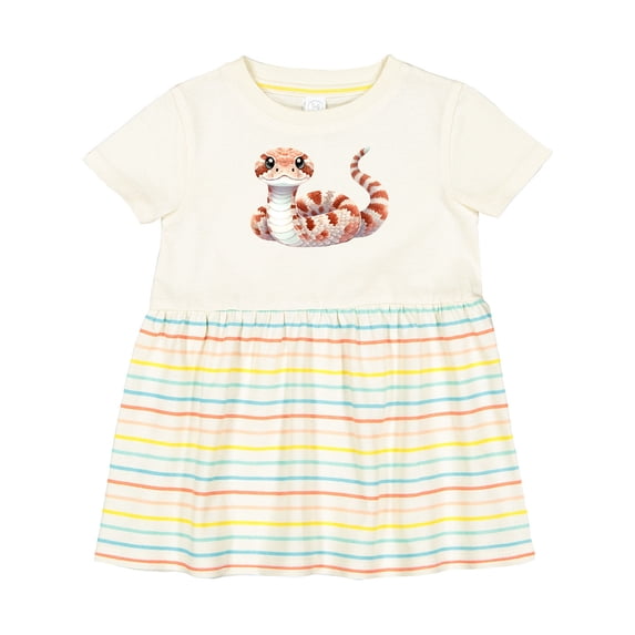 Inktastic Charming Snake Girls Baby Dress
