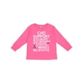 thumbnail image 1 of Inktastic Chd Awareness Month Boys or Girls Long Sleeve Toddler T-Shirt, 1 of 5