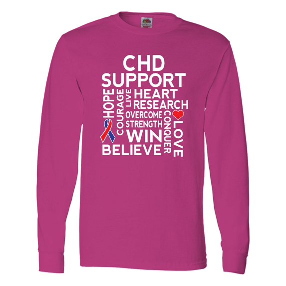Inktastic Chd Awareness Month Long Sleeve T-Shirt