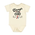 thumbnail image 1 of Inktastic Chd Awareness Month Ribbon Boys or Girls Baby Bodysuit, 1 of 5