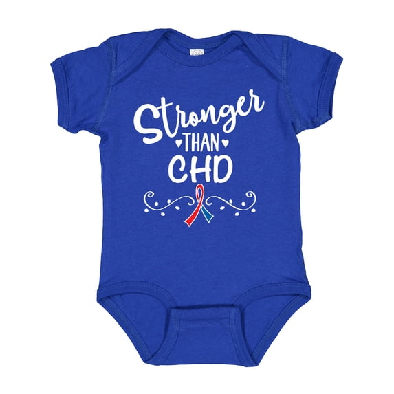 Inktastic Chd Awareness Ribbon Support Boys or Girls Baby Bodysuit