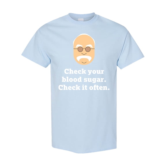 Inktastic Check Your Blood Sugar Diabetes T-Shirt