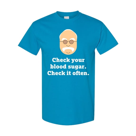 Inktastic Check Your Blood Sugar Diabetes T-Shirt