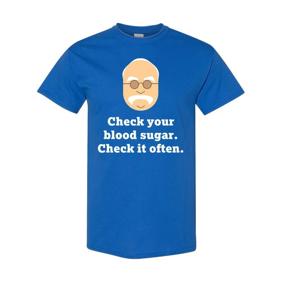 Inktastic Check Your Blood Sugar Diabetes T-Shirt