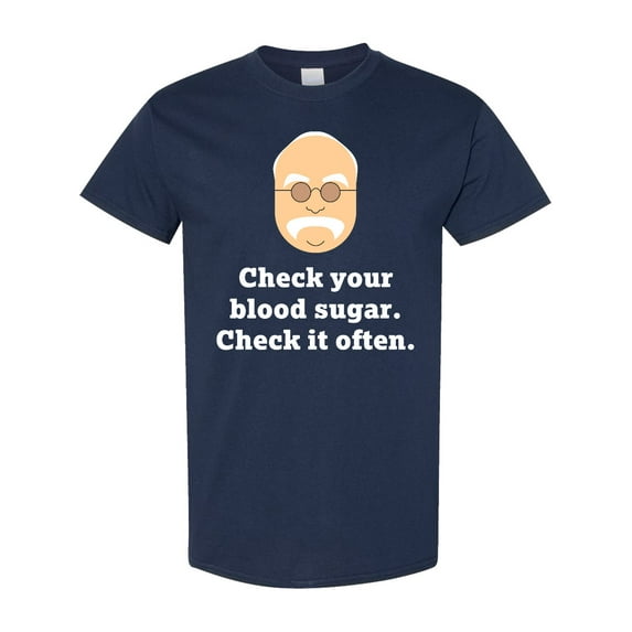 Inktastic Check Your Blood Sugar Diabetes T-Shirt