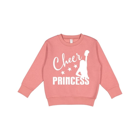 Inktastic Cheer Princess Cheerleader Toddler Sweatshirt