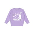 thumbnail image 1 of Inktastic Cheer Princess Cheerleader Toddler Sweatshirt, 1 of 4