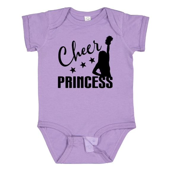 Inktastic Cheer Princess Cheerleading Gift Girls Baby Bodysuit