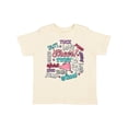thumbnail image 1 of Inktastic Cheer Word Salad with Megaphone and Stars Girls Toddler T-Shirt, 1 of 5