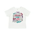 thumbnail image 1 of Inktastic Cheer Word Salad with Megaphone and Stars Girls Toddler T-Shirt, 1 of 5