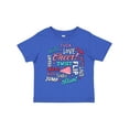 thumbnail image 1 of Inktastic Cheer Word Salad with Megaphone and Stars Girls Toddler T-Shirt, 1 of 5