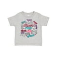thumbnail image 1 of Inktastic Cheer Word Salad with Megaphone and Stars Girls Toddler T-Shirt, 1 of 5