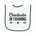 thumbnail image 1 of Inktastic Cheerleader in Training Baby Terry Cloth Bib, 1 of 3