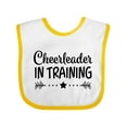 thumbnail image 1 of Inktastic Cheerleader in Training Boys or Girls Baby Bib, 1 of 4