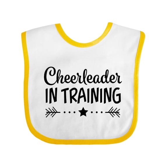 Inktastic Cheerleader in Training Boys or Girls Baby Bib