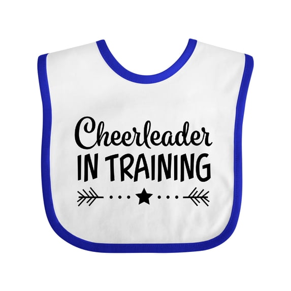 Inktastic Cheerleader in Training Boys or Girls Baby Bib