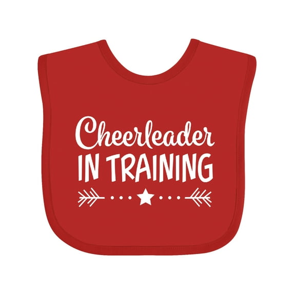 Inktastic Cheerleader in Training Boys or Girls Baby Bib