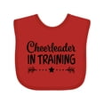 thumbnail image 1 of Inktastic Cheerleader in Training Boys or Girls Baby Bib, 1 of 4