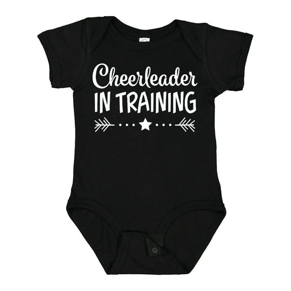 Inktastic Cheerleader in Training Boys or Girls Baby Bodysuit