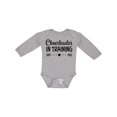 thumbnail image 1 of Inktastic Cheerleader in Training Boys or Girls Long Sleeve Baby Bodysuit, 1 of 5