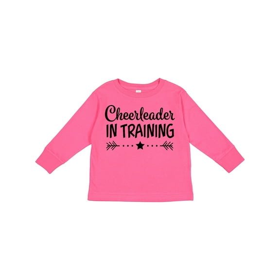 Inktastic Cheerleader in Training Boys or Girls Long Sleeve Toddler T-Shirt