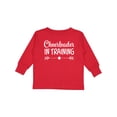 thumbnail image 1 of Inktastic Cheerleader in Training Boys or Girls Long Sleeve Toddler T-Shirt, 1 of 5
