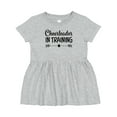 thumbnail image 1 of Inktastic Cheerleader in Training Girls Baby Dress, 1 of 5