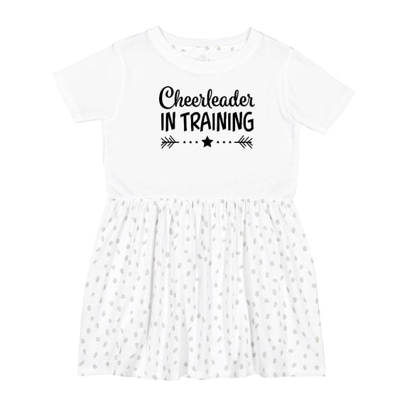 Inktastic Cheerleader in Training Girls Toddler Dress
