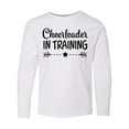 thumbnail image 1 of Inktastic Cheerleader in Training Long Sleeve Youth T-Shirt, 1 of 5