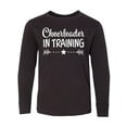 thumbnail image 1 of Inktastic Cheerleader in Training Long Sleeve Youth T-Shirt, 1 of 5