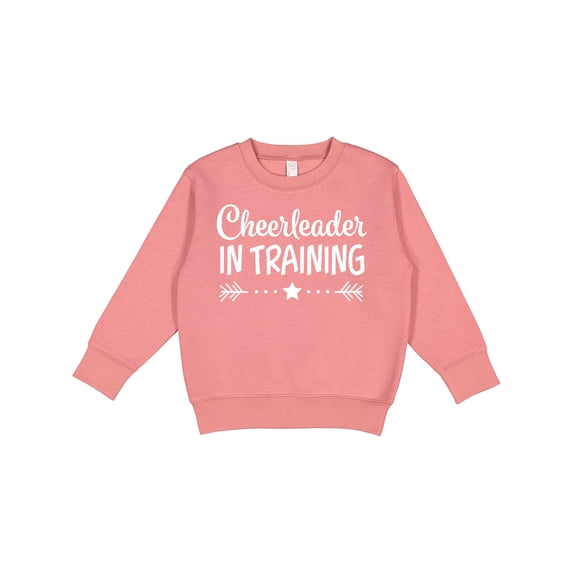 Inktastic Cheerleader in Training Toddler Sweatshirt