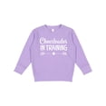 thumbnail image 1 of Inktastic Cheerleader in Training Toddler Sweatshirt, 1 of 4