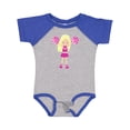 thumbnail image 1 of Inktastic Cheerleaders, Cute Girl, Blonde Hair, Cheerleading Girls Baby Bodysuit, 1 of 5