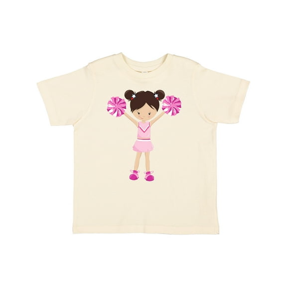 Inktastic Cheerleaders, Cute Girl, Brown Hair, Cheerleading Girls Toddler T-Shirt