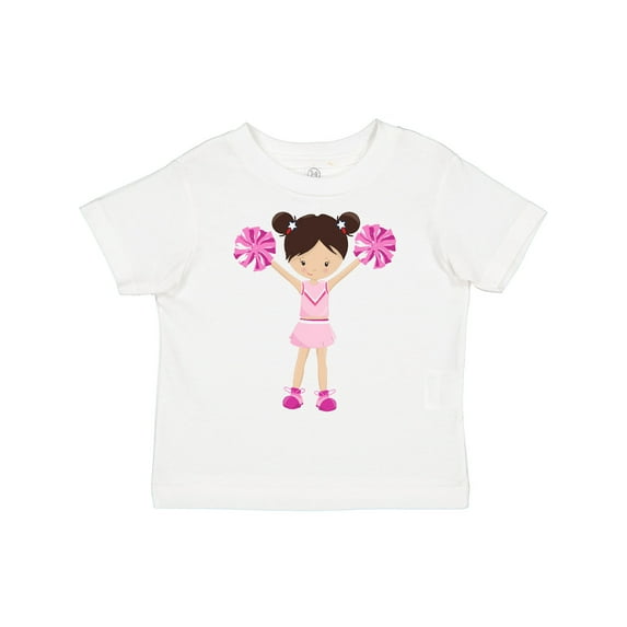 Inktastic Cheerleaders, Cute Girl, Brown Hair, Cheerleading Girls Toddler T-Shirt