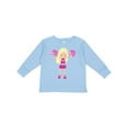 thumbnail image 1 of Inktastic Cheerleaders, Girl With Blonde Hair, Pink Uniform Girls Long Sleeve Toddler T-Shirt, 1 of 5