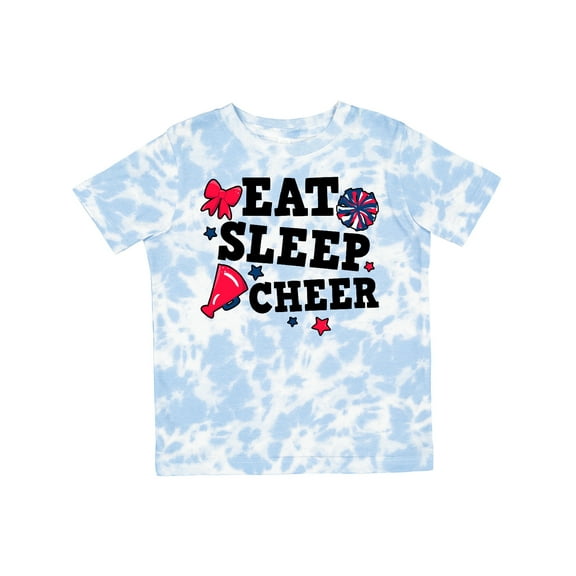 Inktastic Cheerleading Eat Sleep Cheer Girls Toddler T-Shirt