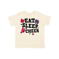 thumbnail image 1 of Inktastic Cheerleading Eat Sleep Cheer Girls Toddler T-Shirt, 1 of 5