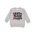 thumbnail image 1 of Inktastic Cheerleading Eat Sleep Cheer Toddler Sweatshirt, 1 of 4