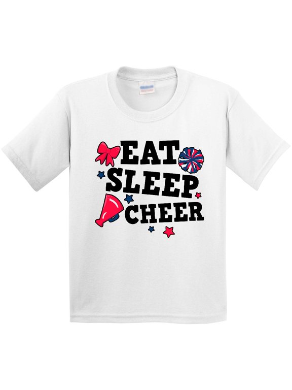 Cheerleading Eat Sleep Cheer Youth T-Shirt