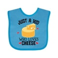 thumbnail image 1 of Inktastic Cheese Lover Kids Boys or Girls Baby Bib, 1 of 4