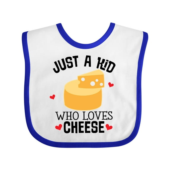 Inktastic Cheese Lover Kids Boys or Girls Baby Bib