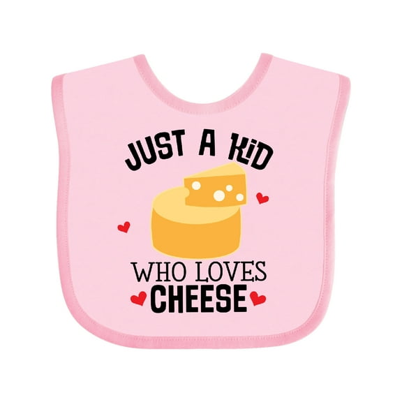 Inktastic Cheese Lover Kids Boys or Girls Baby Bib