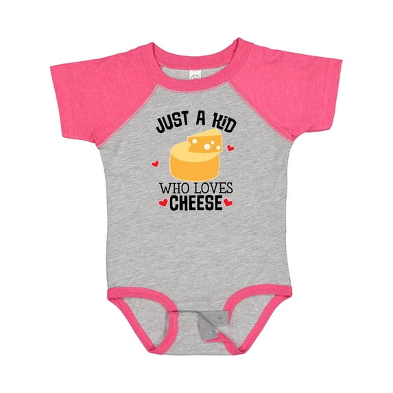 Inktastic Cheese Lover Kids Boys or Girls Baby Bodysuit