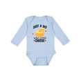 thumbnail image 1 of Inktastic Cheese Lover Kids Boys or Girls Long Sleeve Baby Bodysuit, 1 of 5