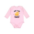 thumbnail image 1 of Inktastic Cheese Lover Kids Boys or Girls Long Sleeve Baby Bodysuit, 1 of 5