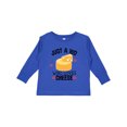 thumbnail image 1 of Inktastic Cheese Lover Kids Boys or Girls Long Sleeve Toddler T-Shirt, 1 of 5