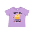 thumbnail image 1 of Inktastic Cheese Lover Kids Boys or Girls Toddler T-Shirt, 1 of 5