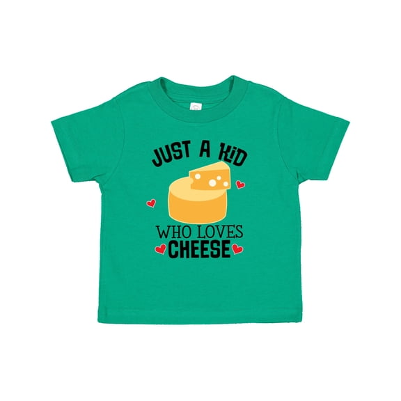 Inktastic Cheese Lover Kids Boys or Girls Toddler T-Shirt
